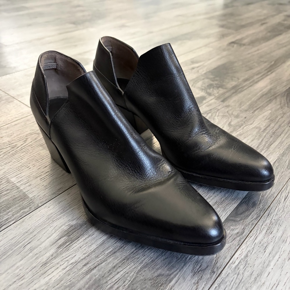3.1 Phillip Lim Black Leather Ankle Boots - Picture 2 of 9